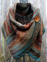 Anniecloth Multicolor Scarves & Shawls Acrylic Casual Winter Scarves & Shawls
