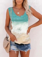 Casual Cotton-Blend Tank Tops & Camis - Anniecloth