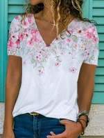 Casual Cotton Blends T-Shirts & Tees