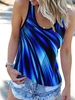 Casual Jersey Regular Fit U-Neck Tank Tops & Camis