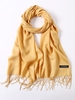 Casual Plain All Season Polyester Sports & Outdoor Fringe Warmth Scarf Regular Scarf for Women