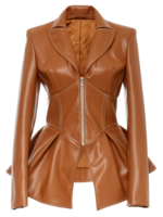 Casual Plain Spring/Fall PU Natural Lightweight Micro-Elasticity Long Sleeve H-Line Jackets for Women