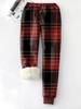 Casual Winter Christmas Knitted Natural Micro-Elasticity Loose Long H-Line Casual Pants for Women