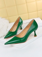 Christmas All Season Simple Daily PU Christmas Pu Rubber Shallow Shoes Flats for Women