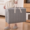 Cotton Linen Quilt Storage Bag Washable Dustproof Mildew Thickening Moving Bag - Anniecloth
