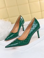 Geometric All Season Party Patent Leather Closed Toe Plus Size Rubber Slip On Shallow Shoes Flats for Women