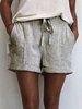 Loose Solid Casual Shorts