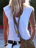 Loosen Solid Casual Tank Tops & Camis