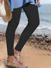 Regular Fit Plain Jersey Leggings