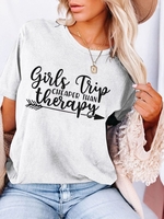 Short Sleeve Casual Tops - Anniecloth