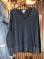 V Neck Long Sleeve Casual Hoodies & Sweatshirts - Anniecloth