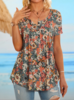 Vacation Loose Floral Tunics