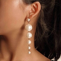 1 Pair Drop Earrings Dangle Earrings For Pearl Women
