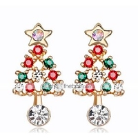 1 Pair Hoop Earrings For Cubic Zirconia Women