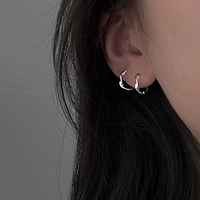 1 Pair Huggie Earrings Women