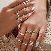 1 set Band Ring Ring Women
