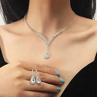 1 set Bridal Jewelry Sets Women