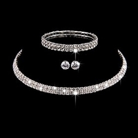 1 set Necklace Earrings Women