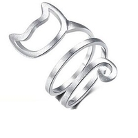 1pc Band Ring Adjustable Ring Women