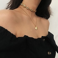 1pc Choker Necklace Beaded Necklace Women