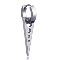 1pc Drop Earrings Men Women Street Daily Classic Alloy Fashion
