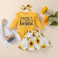 3 Pieces Baby Girls