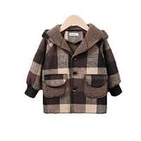 Autumn Winter Children Thicken Clothes Baby Boys Girls Cotton Hooded Jacket Kids Toddler Fashion Coat Infant Casual Costume