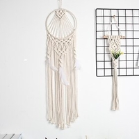 Boho Dream Catcher Handmade Gift Wall Hanging Decor Art Ornament Crafts Woven Macrame For Kids Bedroom Wedding Festival 2050cm