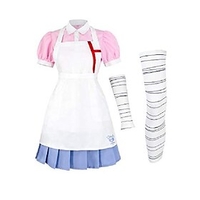 danganronpa mikan tsumiki cosplay costume (x-large) pink
