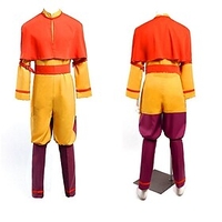 Inspired by Avatar:The Legend of Korra Aang Anime Cosplay Costumes Japanese Cosplay Suits Leotard / Onesie Shawl For Men