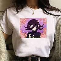 Inspired by Danganronpa V3 Cosplay Polyester / Cotton Blend Anime Cartoon Harajuku Graphic Kawaii Print T-shirt For Men