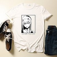 Inspired by Darling in the Franxx Zero Two 02 100% Polyester T-shirt Anime Harajuku Graphic Kawaii Anime T-shirt For Men