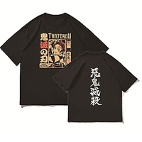 Inspired by Demon Slayer Cosplay Costume T-shirt Kamado Tanjirou Graphic Prints Terylene T-shirt Printing For Men
