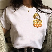 Inspired by Demon Slayer Cosplay Polyester / Cotton Blend Anime Cartoon Harajuku Graphic Kawaii Print T-shirt For Men