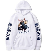 Inspired by Demon Slayer Hoodie Anime Tengen Uzui Anime 100% Polyester Hoodie Harajuku Graphic Kawaii For Men