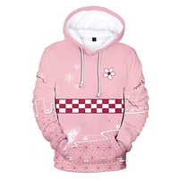 Inspired by Demon Slayer Kamado Nezuko Terylene Cosplay Costume Hoodie Printing Harajuku Graphic 3D Hoodie For Men