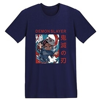 Inspired by Demon Slayer Kamado Tanjirou T-shirt Anime Polyester / Cotton Blend Graphic Prints Printing Harajuku Graphic T-shirt For Women