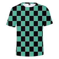 Inspired by Demon Slayer Kamado Tanjirou Terylene Cosplay Costume T-shirt Printing Graphic T-shirt For Men