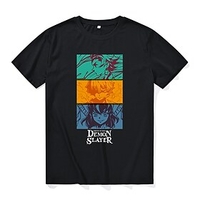 Inspired by Demon Slayer: Kimetsu no Yaiba Agatsuma Zenitsu Hashibira Inosuke Kamado Tanjirou Polyester / Cotton Blend Anime Cartoon Harajuku Graphic Kawaii Pr