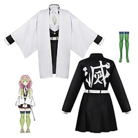 Inspired by Demon Slayer: Kimetsu no Yaiba Kanroji Mitsuri Anime Cosplay Costumes Japanese Cosplay Suits Outfits Shirt Skirt Belt For Women