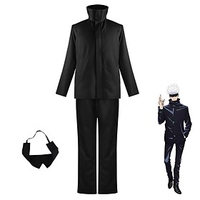 Inspired by Jujutsu Kaisen Gojo Satoru Anime Cosplay Costumes Japanese Cosplay Suits Outfits Top Eye Mask Trousers For Men