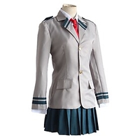 Inspired by My Hero Academia Boko No Hero Ochaco Uraraka Anime Cosplay Costumes Japanese Cosplay Suits Coat Skirt Tie For Women