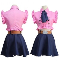 Inspired by The Seven Deadly Sins Elizabeth Liones Anime Cosplay Costumes Japanese Cosplay Suits Top Skirt Waist Belt For Women