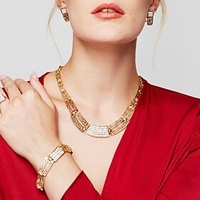 Jewelry Set Statement Necklace For Cubic Zirconia Women