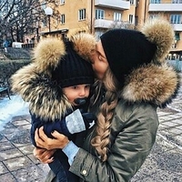Mommy and Me Hats Daily Solid Color White Black Pink Daily Matching Outfits / Winter