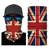 National Flag Headwear Balaclava Neck Gaiter Neck Tube Sunscreen Breathable Quick Dry Dust Proof Bike / Cycling Polyester for Adults