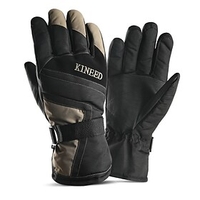 Ski Gloves Snow Gloves for Men Polyester / Cotton Thermal Warm Waterproof Windproof Full Finger Gloves Snowsports for Cold Weather Skiing Snowsports Snowboardi