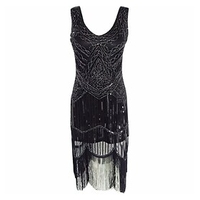 The Great Gatsby Charleston Roaring 20s 1920s Roaring Twenties Cocktail Dress Vintage Dress Flapper Dress Cocktail Dress Halloween Costumes Prom Dresses Women