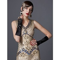 The Great Gatsby Charleston Roaring 20s 1920s Roaring Twenties Cocktail Dress Vintage Dress Flapper Dress Halloween Costumes Prom Dresses Summer Women