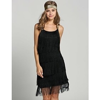 The Great Gatsby Charleston Roaring 20s 1920s Roaring Twenties Cocktail Dress Vintage Dress Flapper Dress Party Costume Masquerade Prom Dress Summer Women